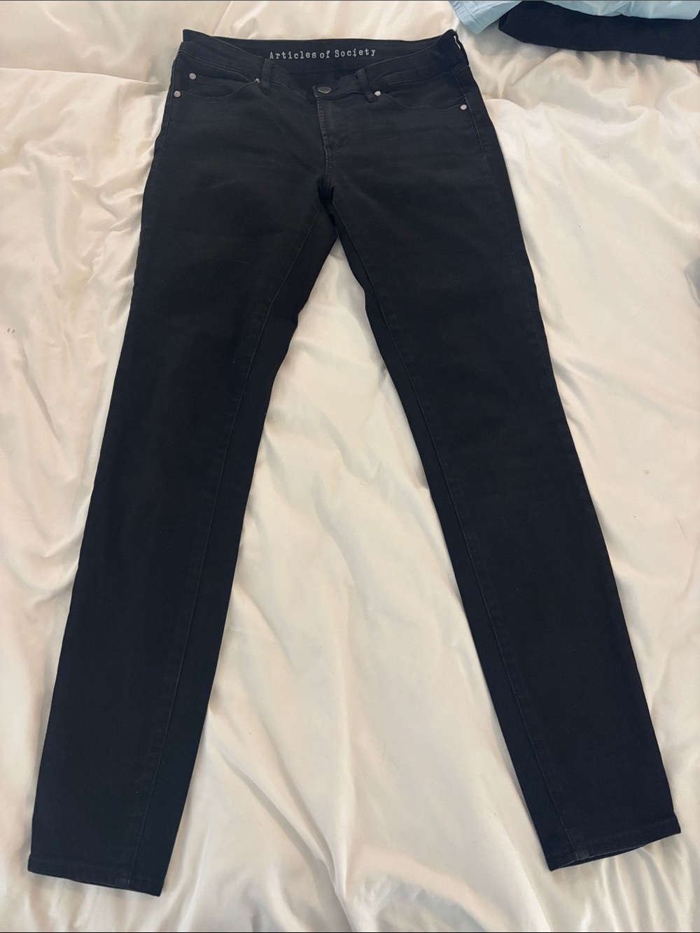 Articles Of Society Black Skinny Jeans - Sleek Fitted Style